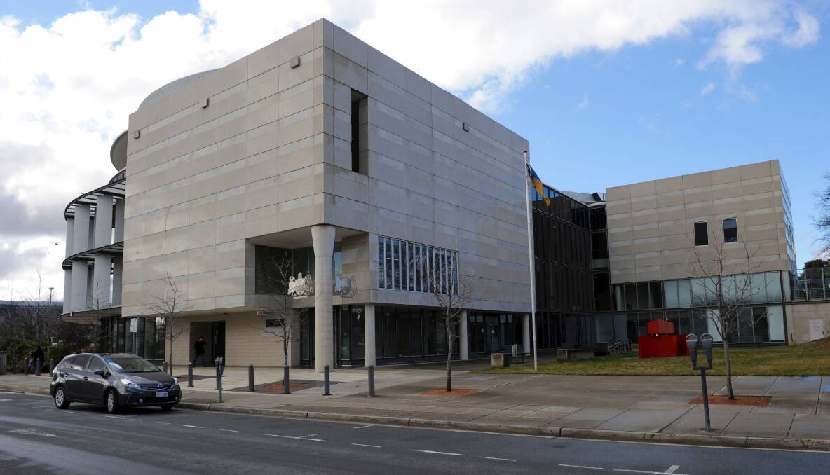 A violent scuffle broke out at the ACT Magistrates Court on November 1 last year. Photo: Graham Tidy