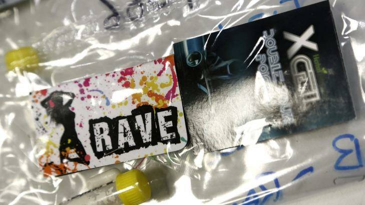 Concerns: An example of seized synthetic drugs in Canberra last year. Photo: Jeffrey Chan