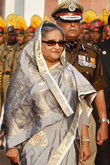 Bangladesh: Prime Minister Sheikh Hasina is the daughter of Bangladesh's first president Sheikh Mujibur Rahman. Photo: AP