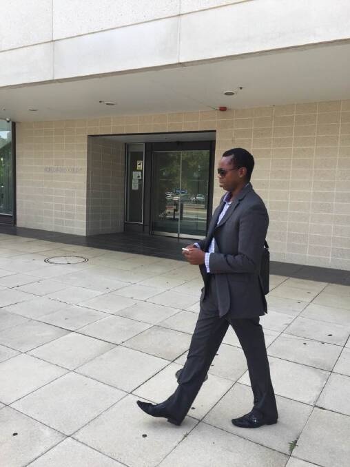 Donald Tawanda Savanhu, 38, of Ngunnawal, leaves the ACT Magistrates Court in 2015.  Photo: Michael Inman