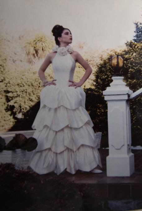 A wedding dress designed by Gloria Grady. Photo: Supplied