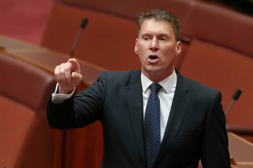 Liberal senator Cory Bernardi has confirmed he will quit the party. Photo: Alex Ellinghausen