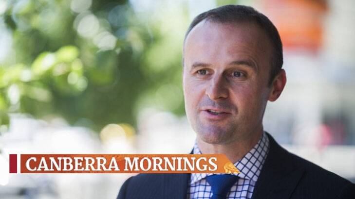 ACT Chief Minister Andrew Barr says the Coalition's budget presents a "crossroads" for the federal government's attitude towards the future of Canberra. Photo: Rohan Thomson
