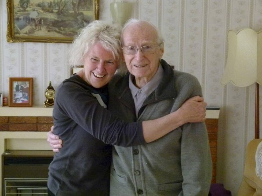 Dr Christine Helliwell with Jack Tredrea, the oldest remaining Z Special veteran at 95.

