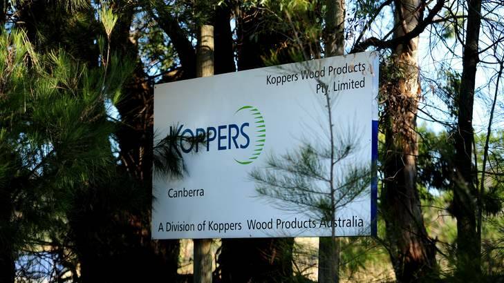 Local families who lived next to the former Koppers timber treatment plant in Hume claim they witnessed a murky, foam capped liquid discharged from the site for more than a decade. Photo: Melissa Adams