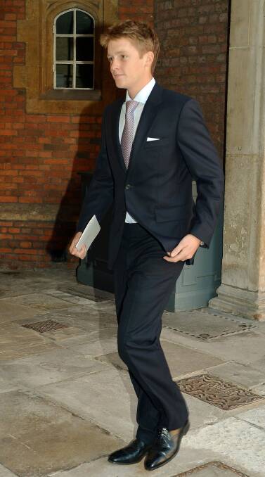 The 25-year-old Hugh Richard Louis Grosvenor, 7th Duke of Westminster.
 Photo: John Stillwell