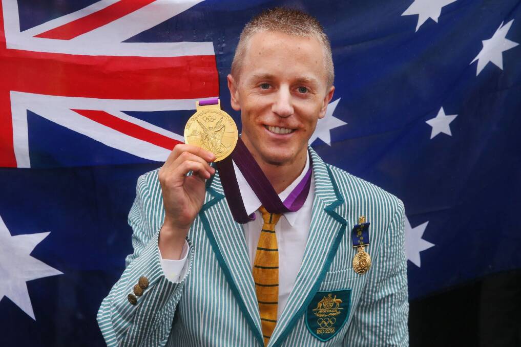 Gold medalist Jared Tallent is raising money for his second tilt at glory. Photo: Getty Images