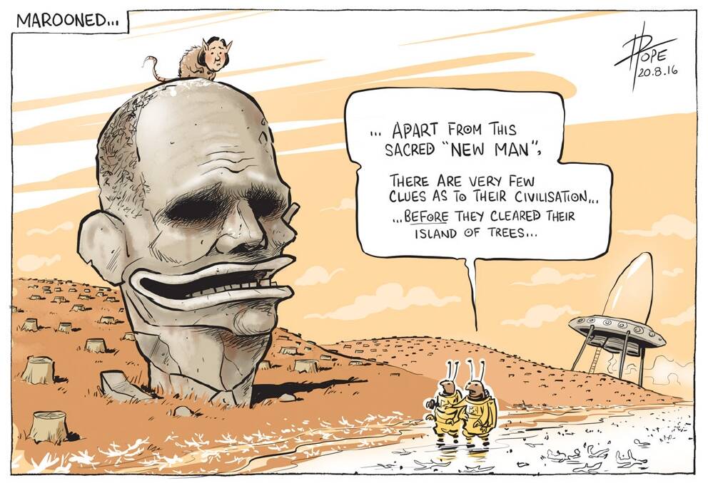 David Pope cartoon for August 20 2016.