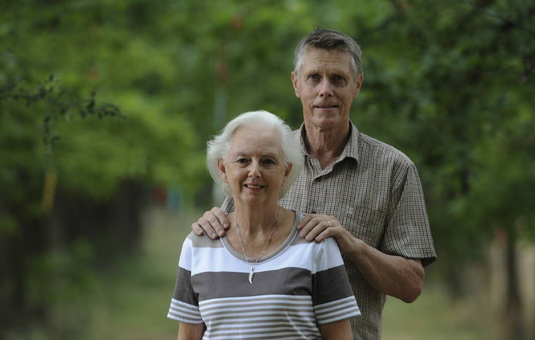 Wendy and Victor Green, of Moruya, will soon be heading to Cambodia on a mission to help children learn English. Photo: Graham Tidy