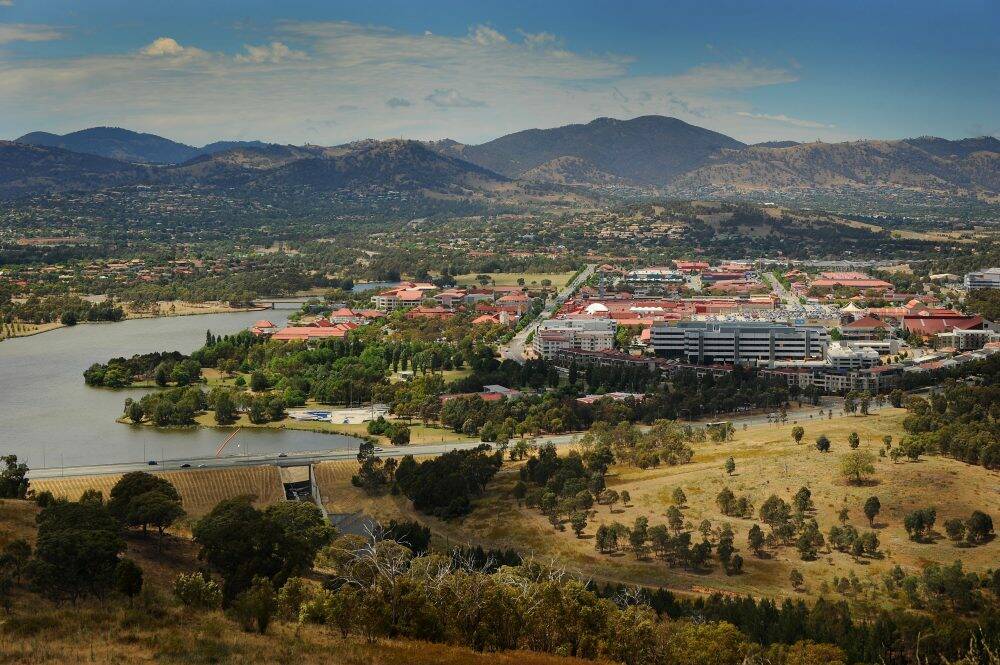 NCA chief planner Andrew Smith said if new suburbs were built west of the river it would rejuvenate the  Tuggeranong precinct. Photo: Colleen Petch