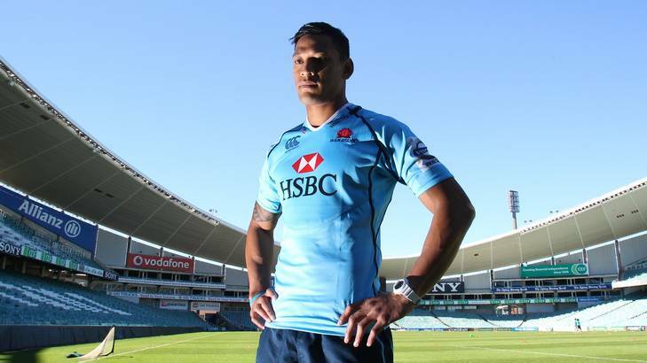 Israel Folau has signed a 1 year deal with the NSW Waratahs. Photo: Anthony Johnson