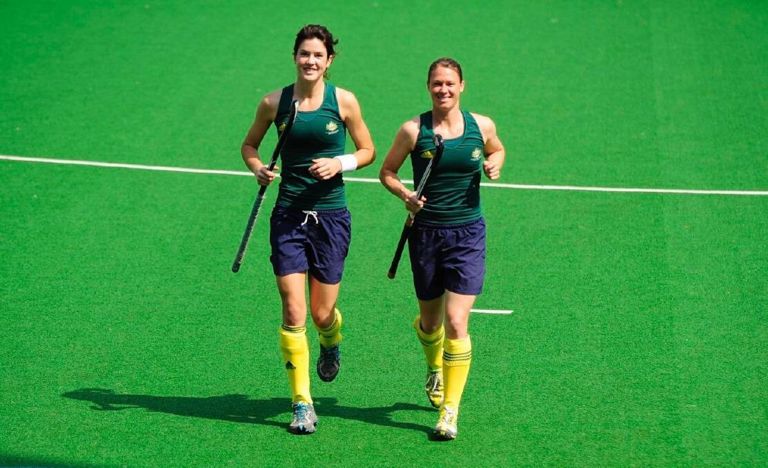 Nicole Arrold and Anna Flanagan were roommates at the 2010 Commonwealth Games.