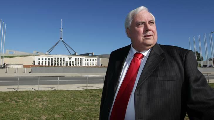 Clive Palmer will deliver his maiden speech in Parliament safe from further LNP court challenges. Photo: Alex Ellinghausen
