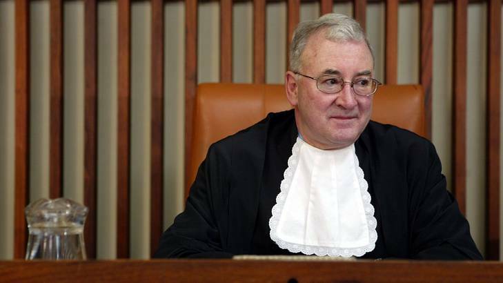 ACT Supreme Court Chief Justice Terence Higgins. Photo: Lannon Harley
