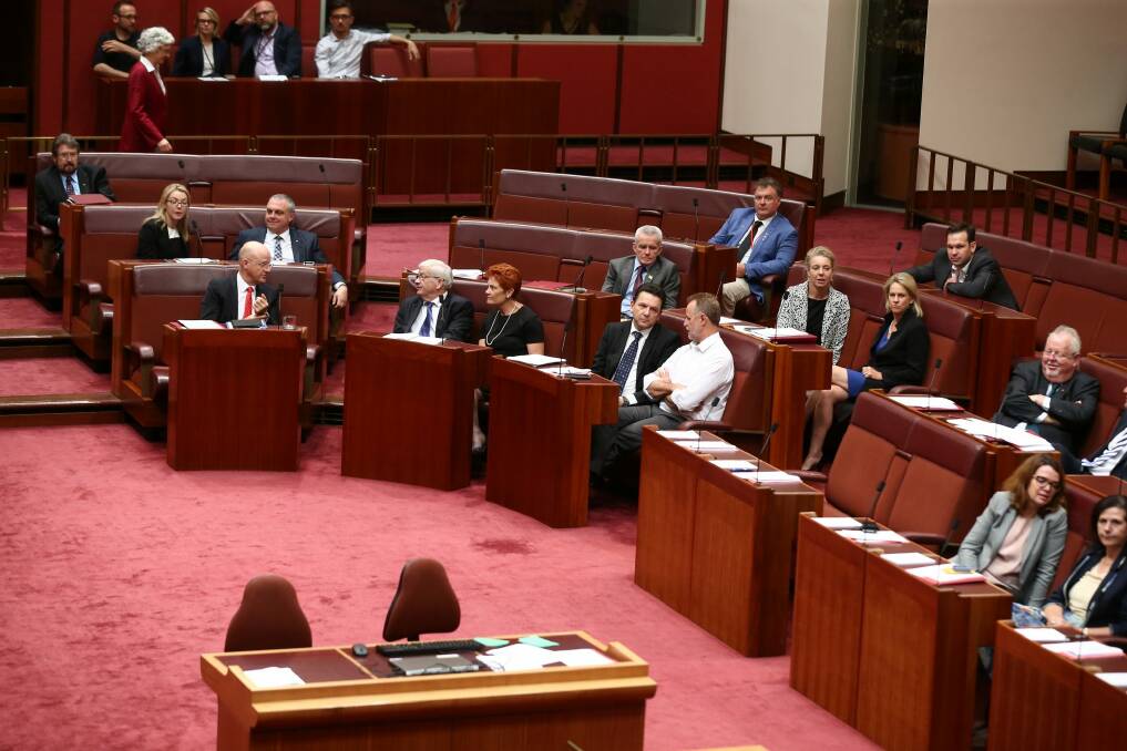 The Senate crossbench includes various emphases and points of view. Photo: Alex Ellinghausen
