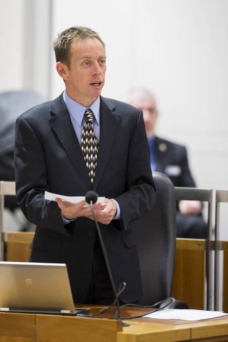 Greens MLA Shane Rattenbury chairs the inquiry into the independent integrity commission. Photo: Rohan Thomson