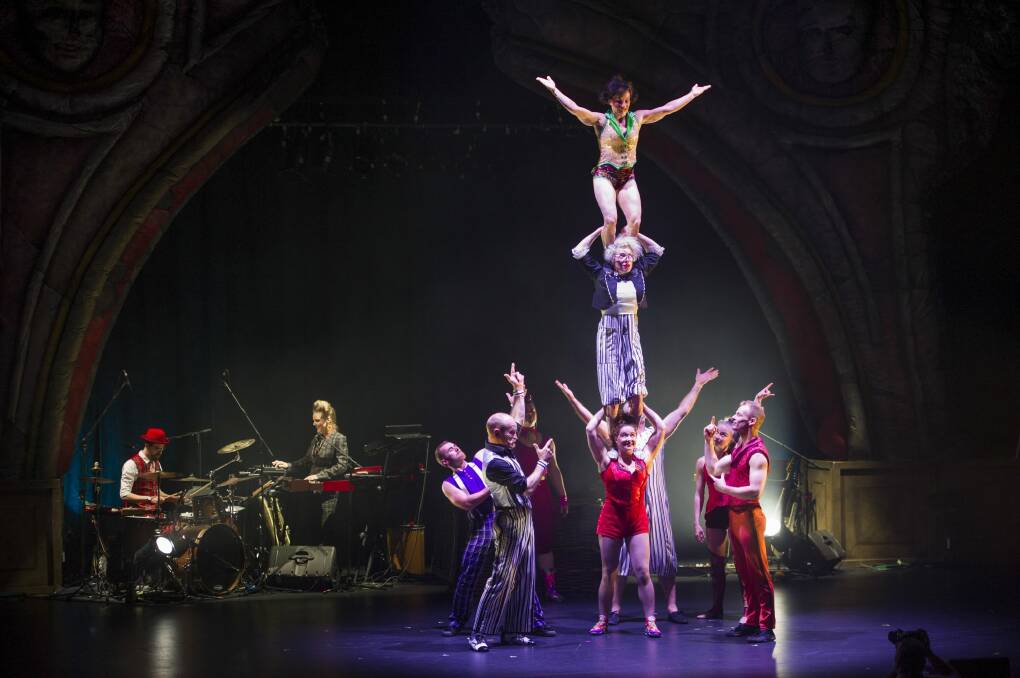 Acrobatic magic as Circus Oz takes the stage at the Canberra Theatre Centre.  Photo: Rohan Thomson