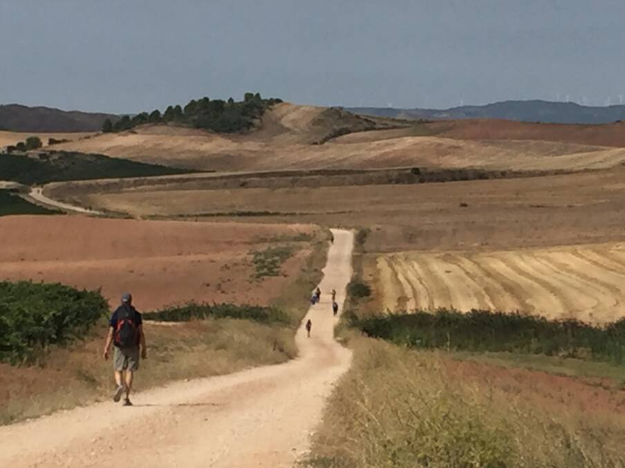 A shot by Father Richard Thompson who is currently walking the full Camino trail across northern Spain. Photo: Richard Thompson