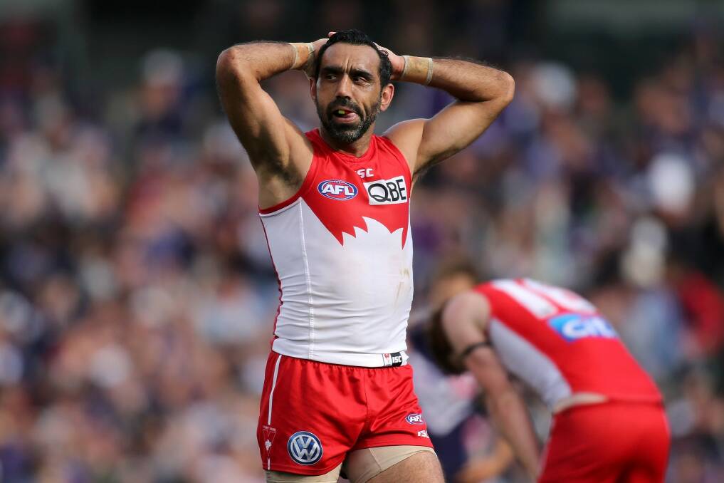 Adam Goodes makes a lot of people uncomfortable by being a proud black man. Photo: Getty Images