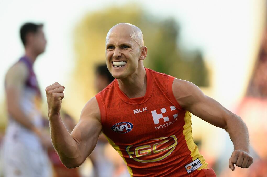 Gold Coast captain Gary Ablett will be sidelined for the rest of the season. Photo: AFL Media/Getty Images