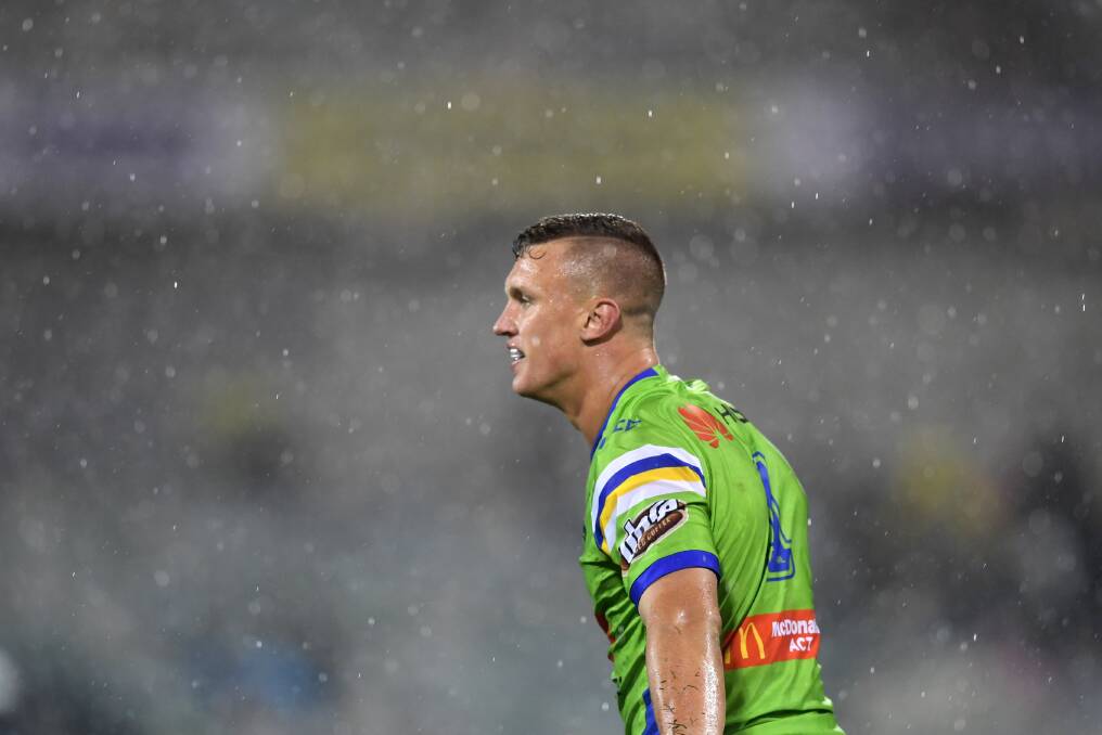 A battle is brewing over the length of Raiders fullback Jack Wighton\'s ban. Photo: AAP