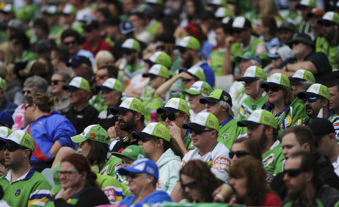 n a bid to make Canberra Stadium feel more like home and turn around one of the worst records in the club's history, the Green Machine has adopted a unique preparation that has helped propel them to the cusp of the NRL's top four. Photo: Graham Tidy