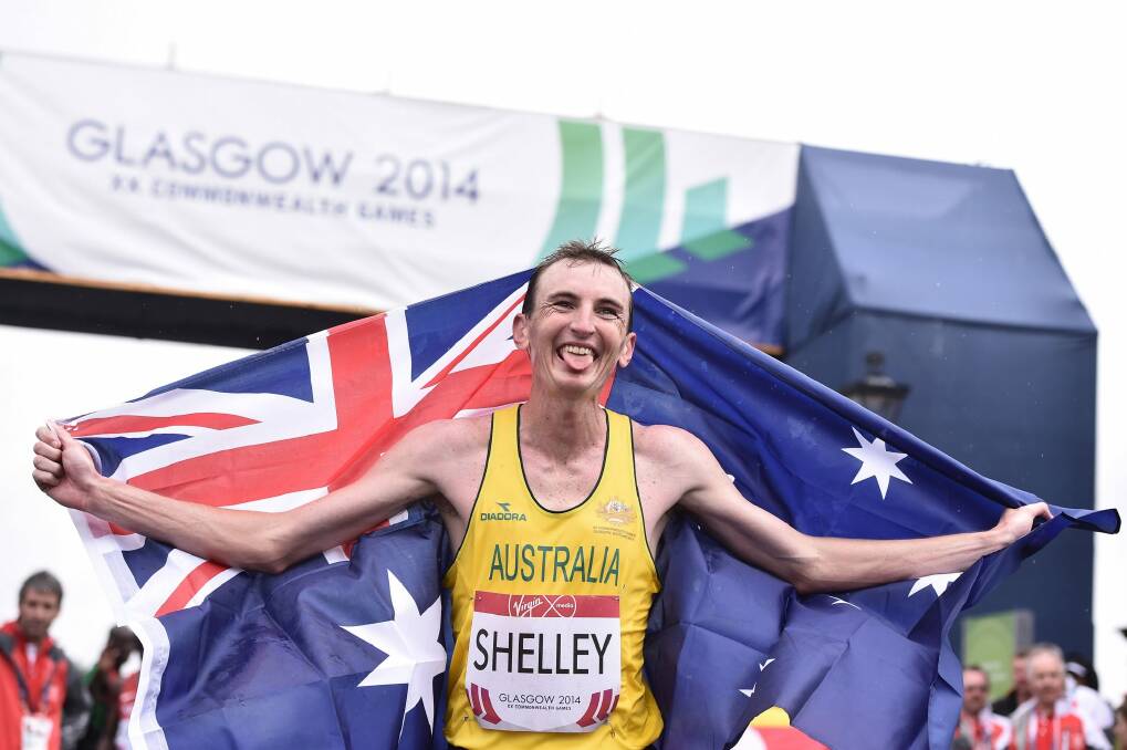 Commonwealth Games marathon gold medallist Michael Shelley will contest the Australian cross-country championships at Stromlo Forest Park on Sunday. Photo: Andrej Isakovic