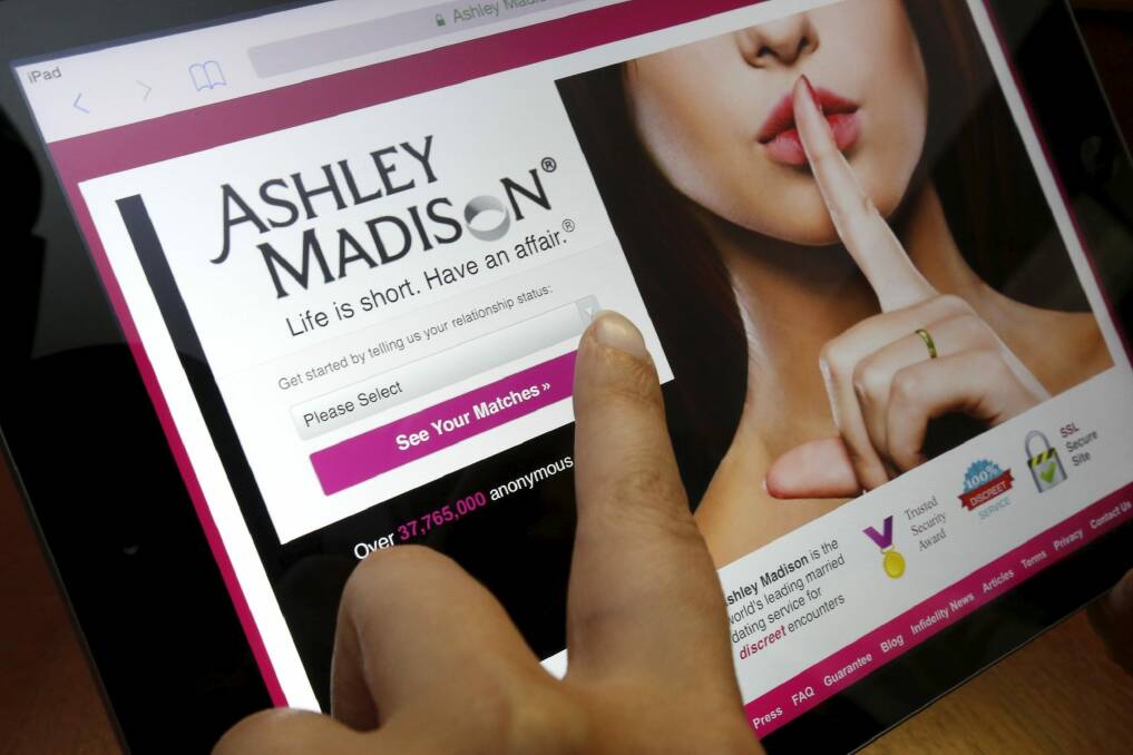 Companies will be required to notify customers of data breaches under new legislation. Millions of people had their personal information compromised in the 2015 Ashley Madison hack. Photo: Reuters