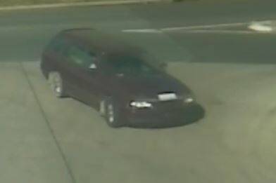 Police said the man left the BP in a maroon coloured Mitsubishi station wagon bearing ACT registration YAX86R. Photo: Spies, Jodie