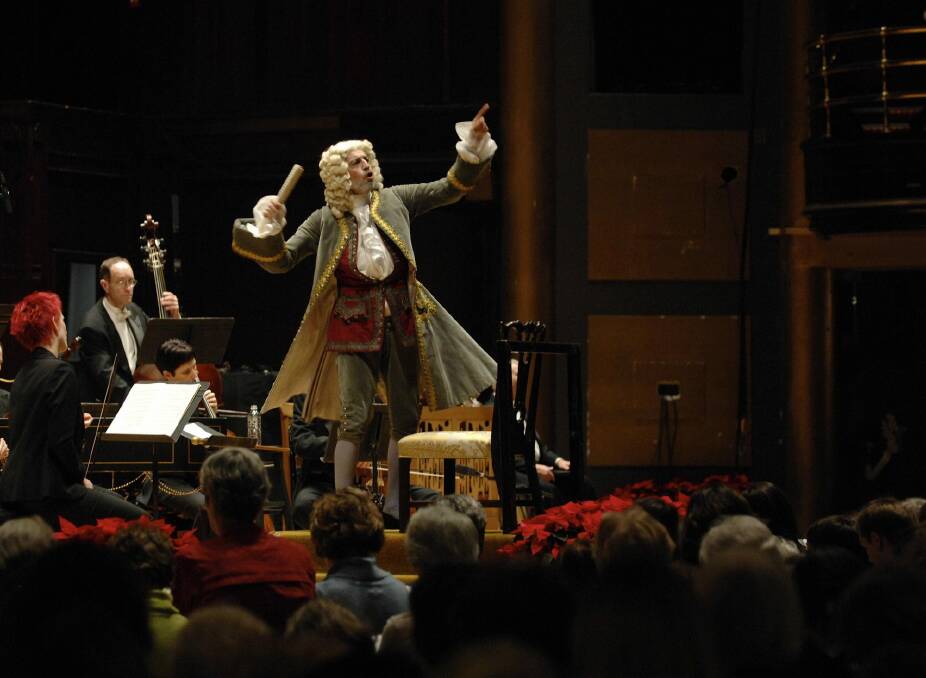 It is not known whether guest conductor Joseph Nolan will dress up as Handel like this devotee in Toronto.  Photo: Gary Beechey