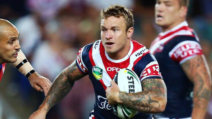 Jake Friend of the Roosters, and his well-decorated arms. Photo: Getty Images