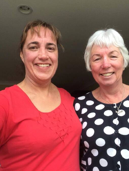 Canberra woman Leesa Hicks (left) and her sister Leonie were in Wellington when a 7.8 magnitude quake hit New Zealand's South Island. Photo: Clare Sibthorpe