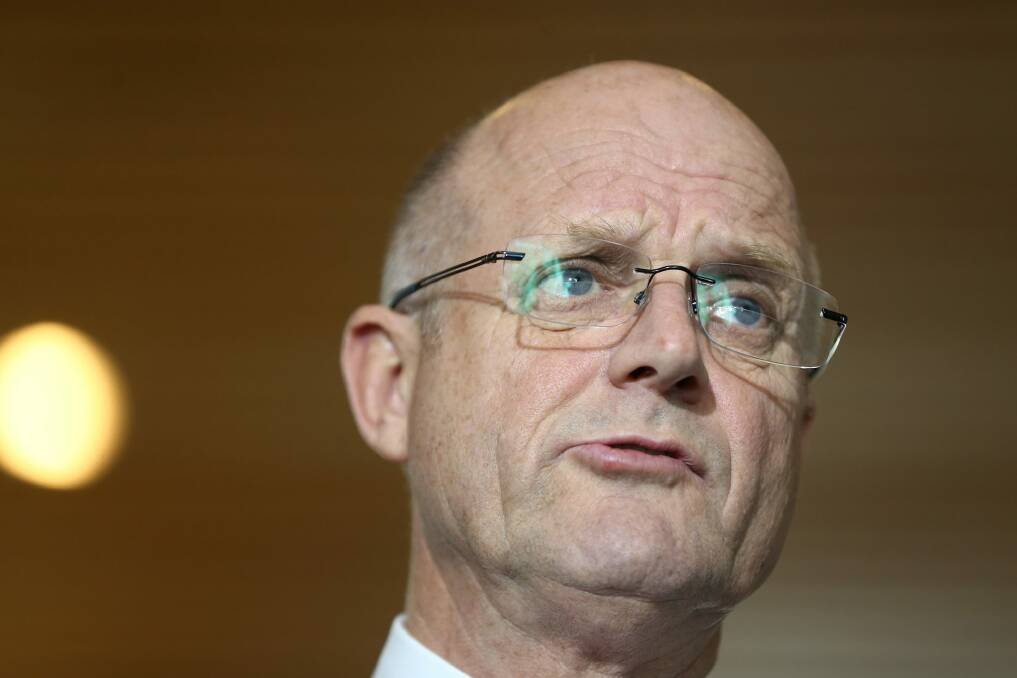 Liberal Democrat senator David Leyonhjelm is the only crossbencher who intends to support the government's full measure. Photo: Alex Ellinghausen
