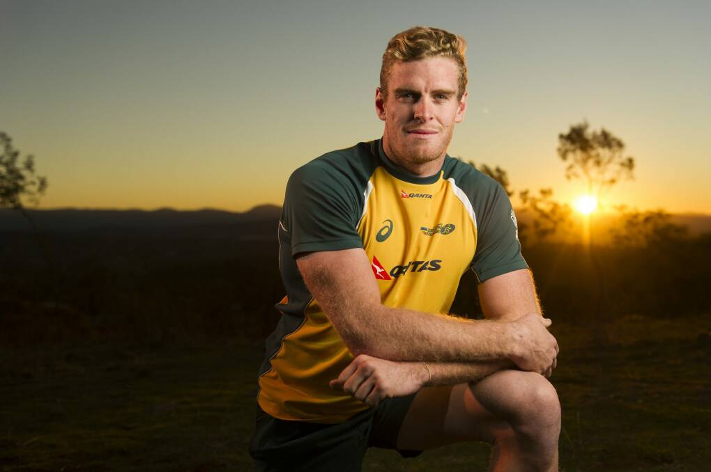 Tom Cusack will play for the Australian sevens team at the Rio Olympic Games. Photo: Jay Cronan