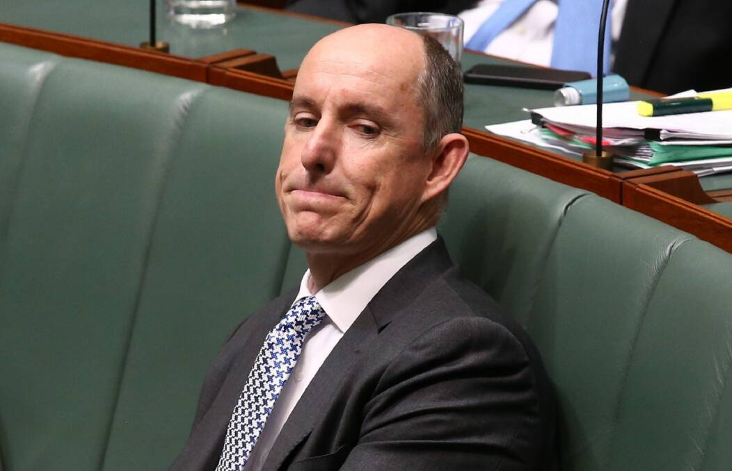 Coalition MP Stuart Robert's links to the company have come under scrutiny. Photo: Andrew Meares