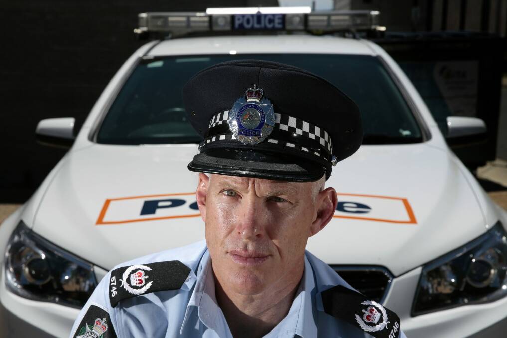 ACT Policing acting superintendent Matt Craft is urging motorcyclists to slow down and drive to the conditions. Photo: Jeffrey Chan