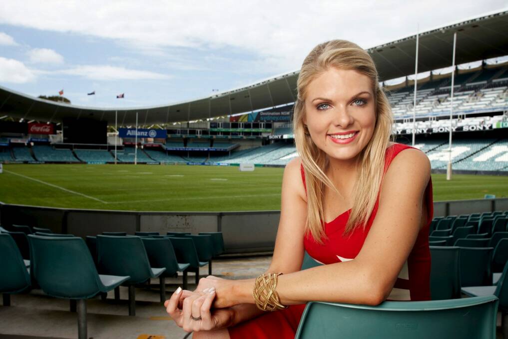 Channel Nine reporter and The Footy Show panelist and former Canberran Erin Molan. Photo: Supplied