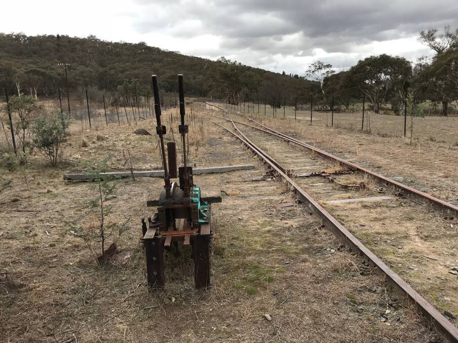 Where in Canberra last week: the Tuggeranong railway siding on the decommissioned line to Bombala. Photo: Leigh Palmer