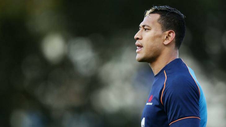 Israel Folau is unflappable, says Nic White. Photo: Getty Images
