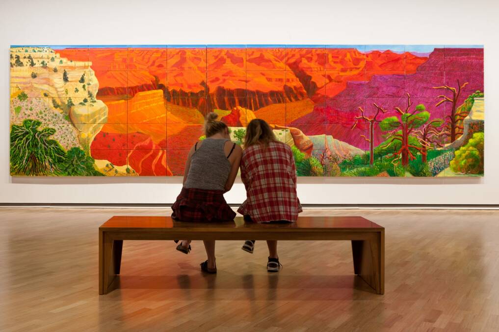 The National Gallery of Australia is proving a drawcard for Melburnians. Photo: Supplied