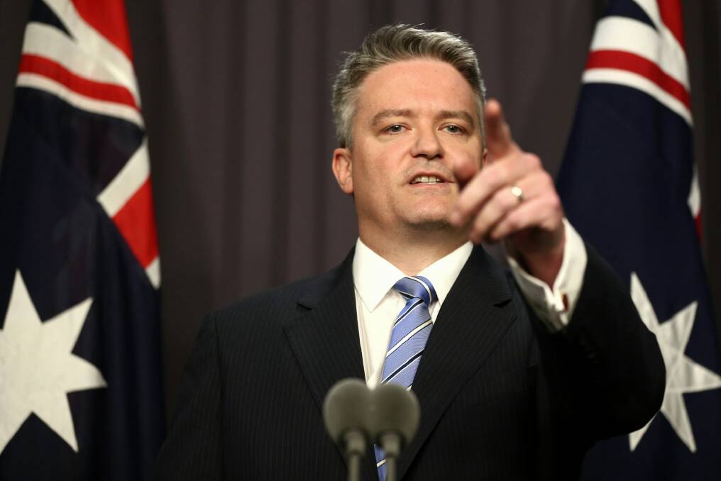 Finance Minister Mathias Cormann is taking aim at another 32 Commonwealth "agencies and entities". Photo: Alex Ellinghausen
