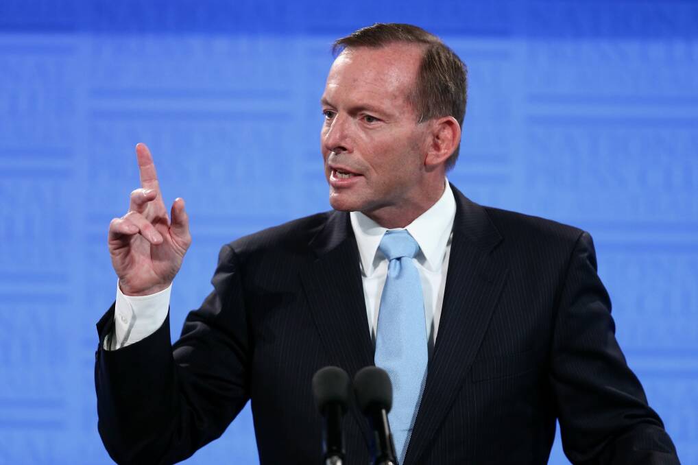 Tony Abbott's department staff will be offered a pay increase of 2.17 per cent over three years. Photo: Alex Ellinghausen 