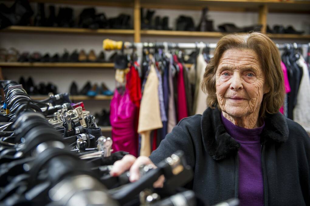 Joyce Ovington, who has run the Kingston op shop for more than 30 years. Photo: Jay Cronan