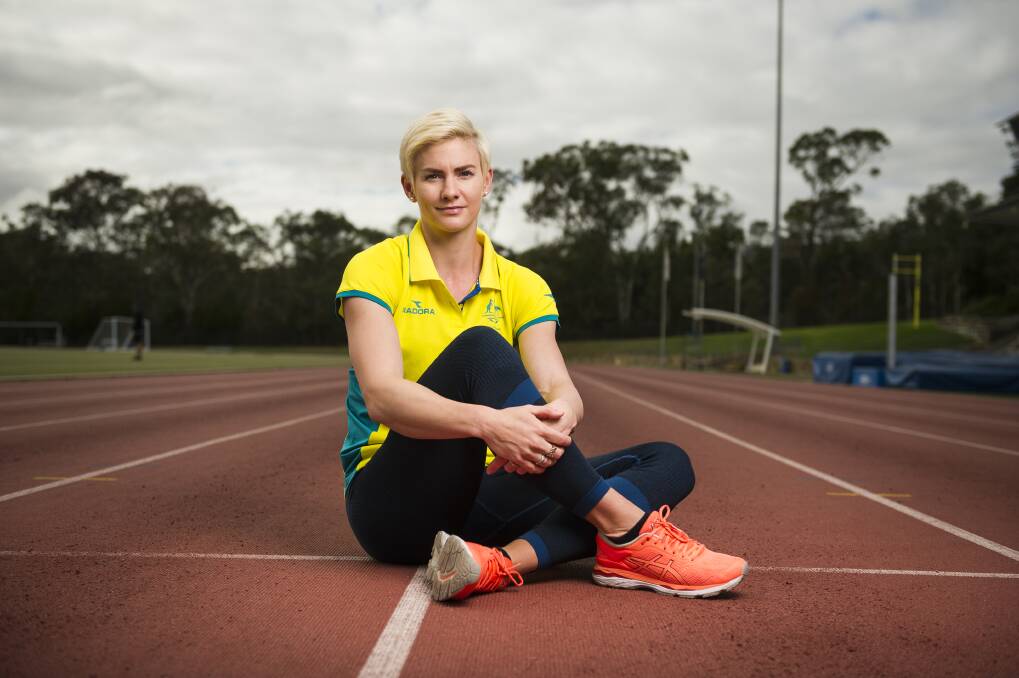 Canberra sprinter Melissa Breen.  Photo: Dion Georgopoulos
