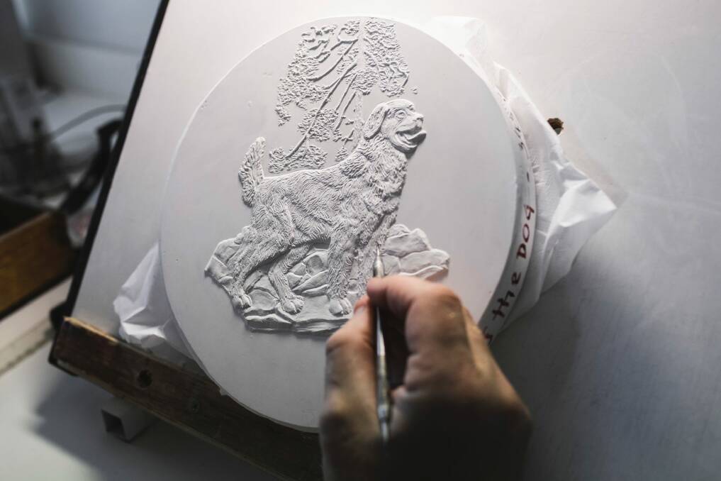The Plaster positive is the final stage before the design becomes digitised.  Photo: Jamila Toderas