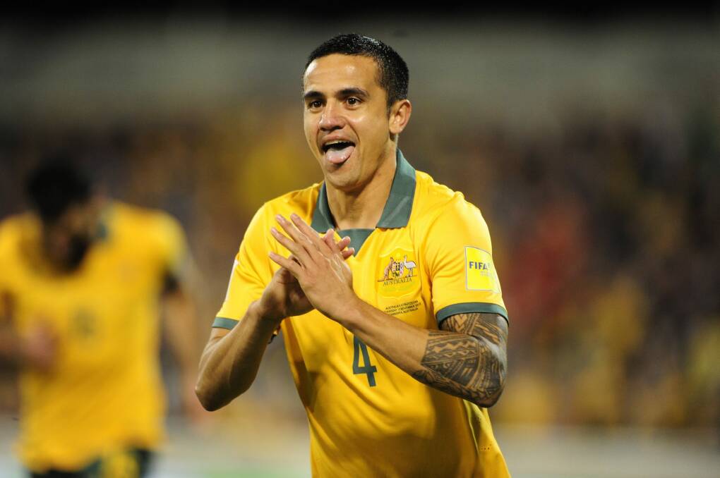 Up for grabs? Socceroo legend Tim Cahill. Photo: Melissa Adams 