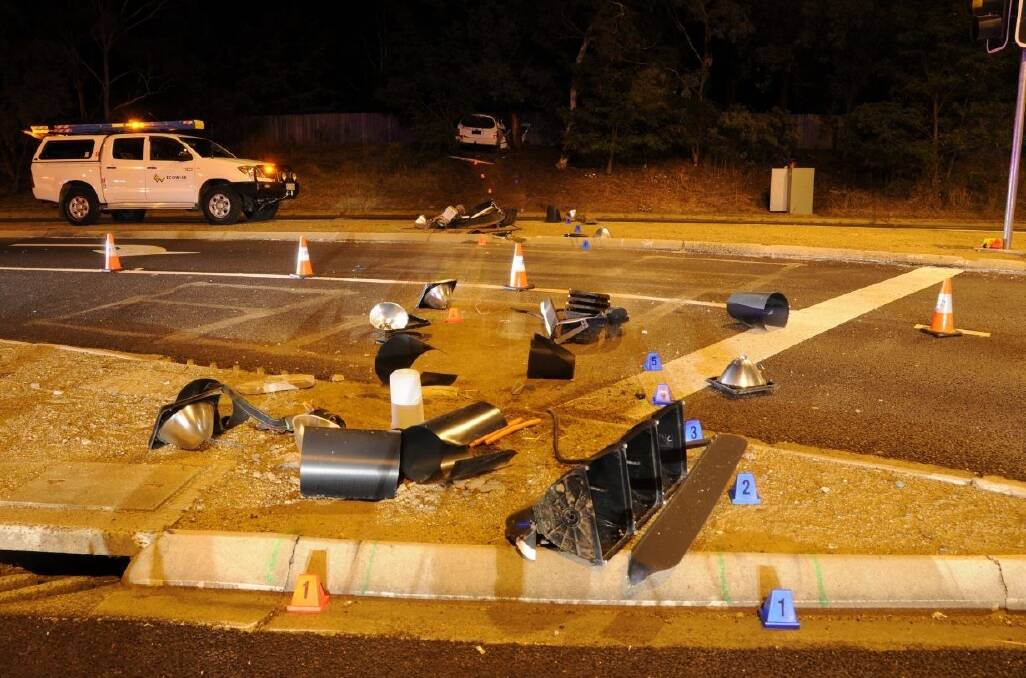 A man was seriously injured in a single-vehicle smash in Canberra's northern suburbs on Friday night, police said. Photo:   