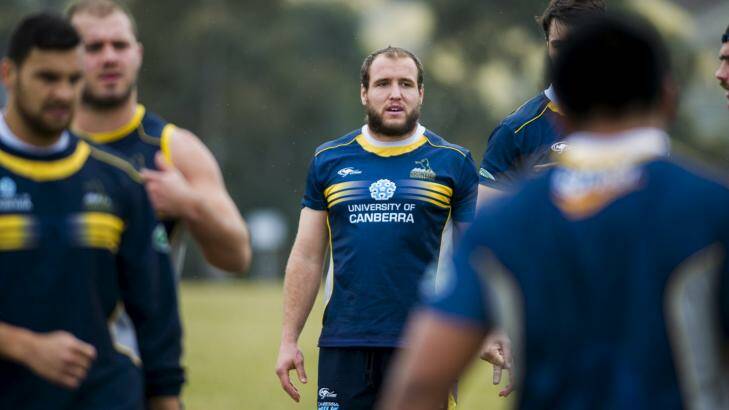 Off-contract at the end of the 2015 campaign: Brumbies forward Ben Alexander. Photo: Rohan Thomson