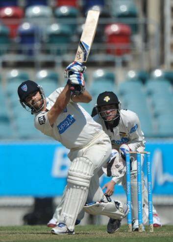 Ryan Carters scored 861 runs at 53.81 in his debut Sheffield Shield season for the Blues. Photo: Graham Tidy