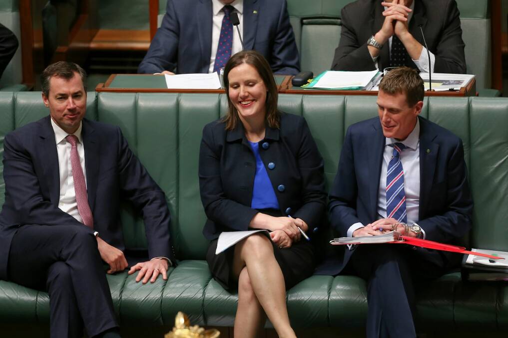 Assistant Treasurer Kelly O'Dwyer will introduce crowdfunding laws this year.  Photo: Alex Ellinghausen